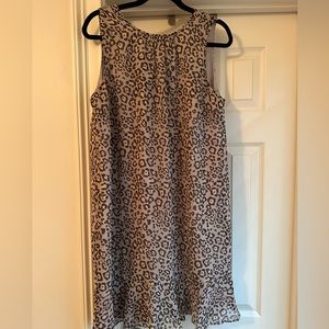 Loft leopard dress